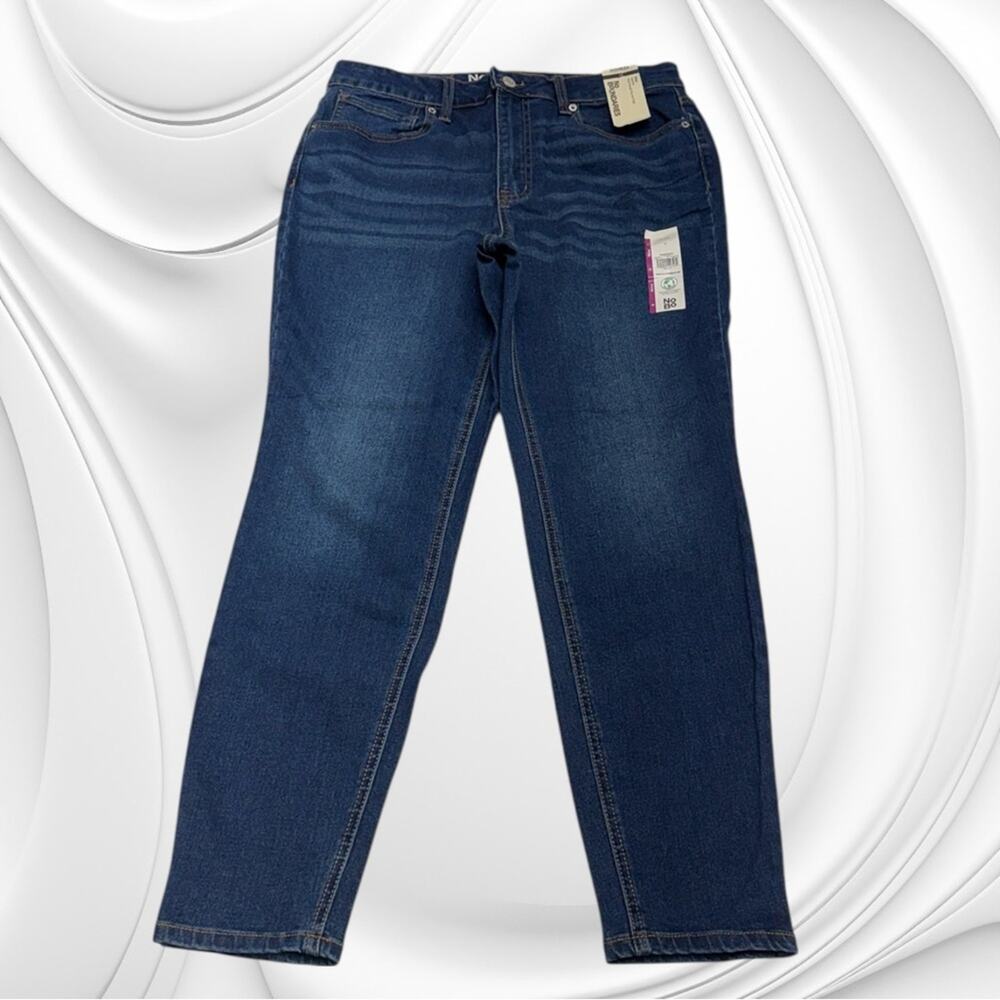NO BOUNDARIES Women’s 12 SKINNY HIGH RISE Blue Jeans - Picture 3 of 5
